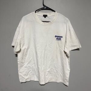 Drmers Club Vintage Y2K White Graphic T-Shirt men’s size XL